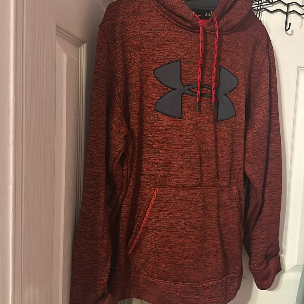 Under armor, large red sweatshirt, brand new